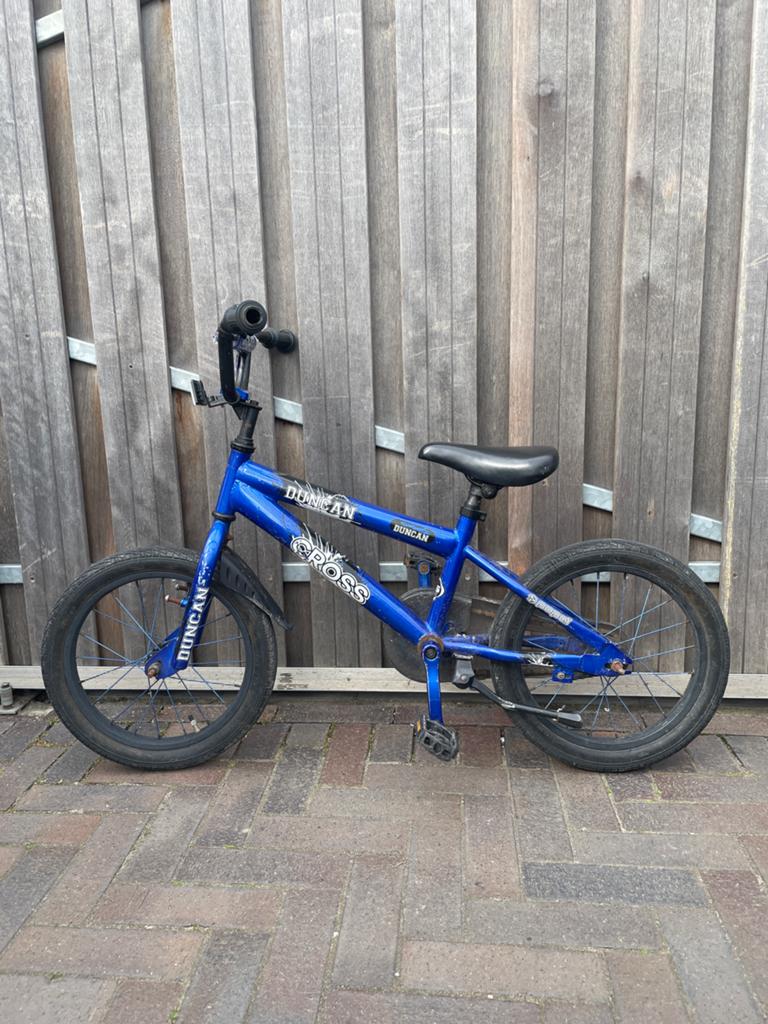 Crossfiets 16 inch, Ophalen, Gebruikt, Terugtraprem, 16 tot 20 inch