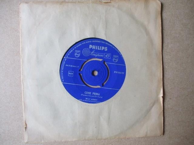 s0746 willy alberti - come prima, Ophalen, Gebruikt, Overige genres, 7 inch