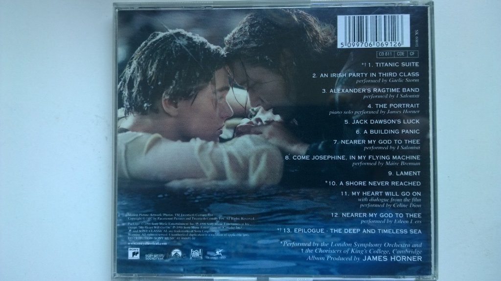 James Horner - Back To Titanic Music From The Motion Picture, Pop, Ophalen of Verzenden, Zo goed als nieuw, Album