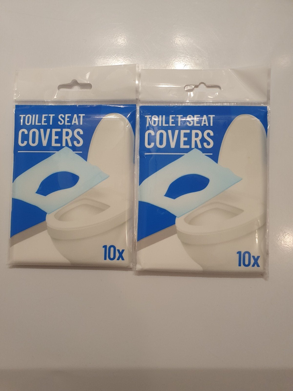 Wegwerp toiletbrilhoezen - 2x10 stuks, Ophalen of Verzenden, Nieuw, Toilet