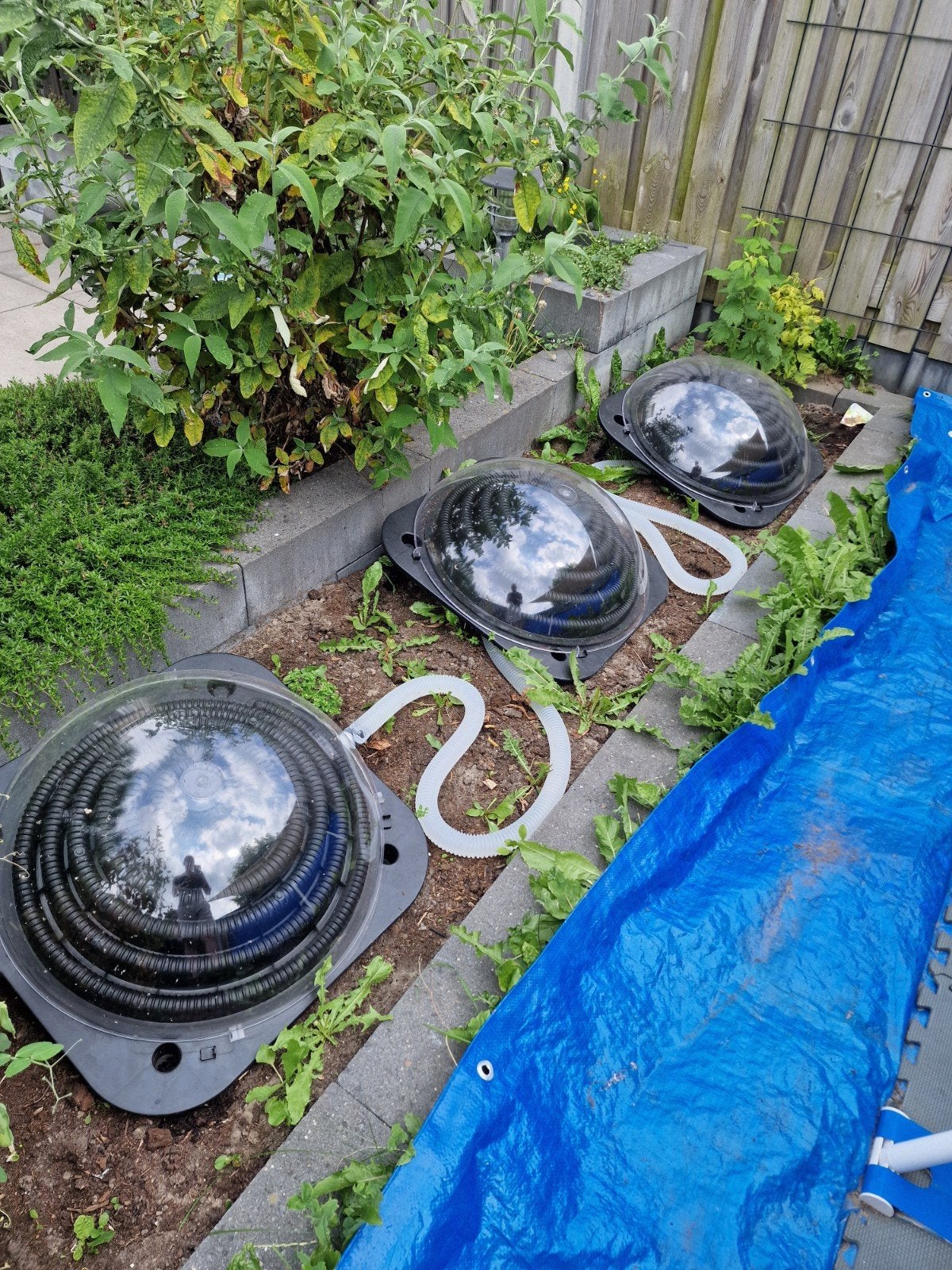 Zwembad Solar Heater Koepel - 3 stuks, Ophalen, Gebruikt, Verwarming