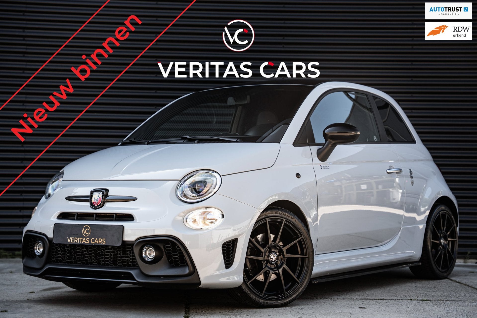 Fiat 500 1.4 T-Jet Abarth 595 Pista 160PK Automaat|Maxton|Ca, Gebruikt, Euro 6, 4 cilinders, Wit