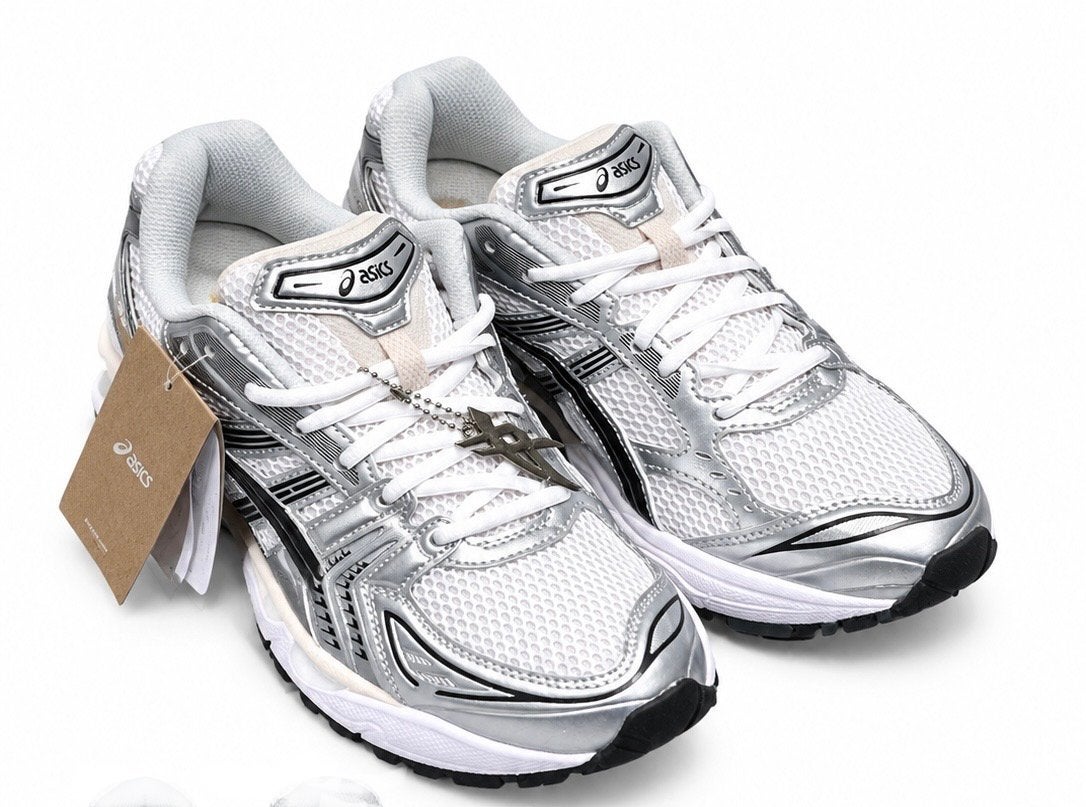 ASICS GEL-KAYANO 14 Sneakers Zilver/Wit, Verzenden, Nieuw, Wit, Sneakers of Gympen