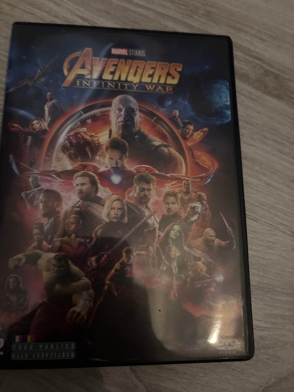 Avengers: Infinity War DVD - Actie en Avontuur, Ophalen, Engels, Zo goed als nieuw, Actie en Avontuur