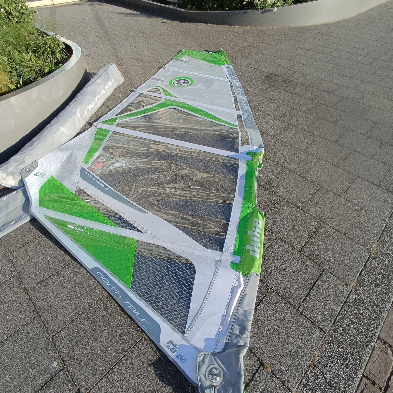 North Sails Duke 5.0 Windsurfzeil - Zo goed als nieuw, Ophalen, Zo goed als nieuw, Zeil