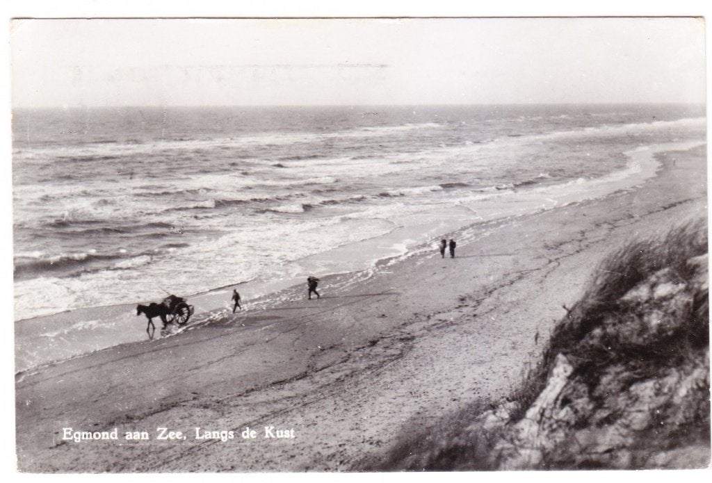 Egmond aan Zee - Langs de kust 1964, Verzenden, 1960 tot 1980, Gelopen, Noord-Holland