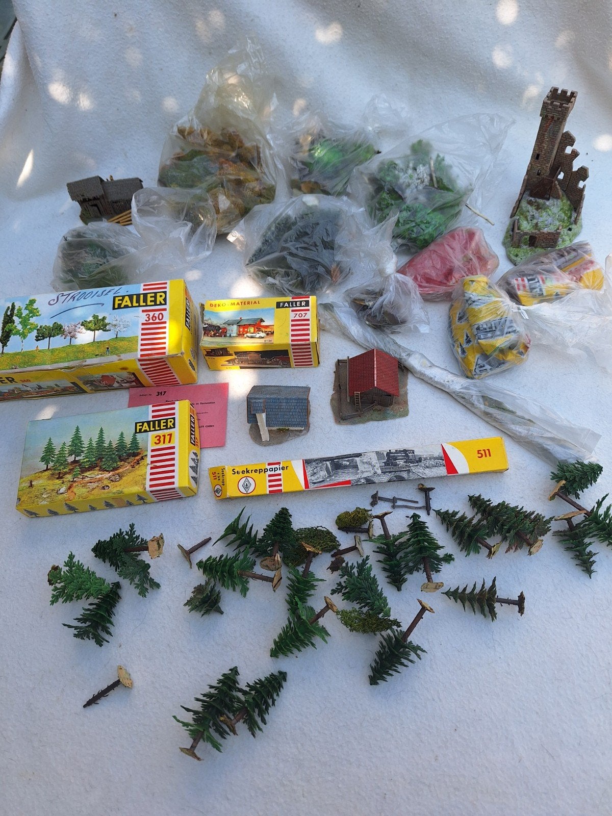 Faller modelbouw set: bomen, huizen, landschap, Ophalen of Verzenden, Gebruikt, Overige typen