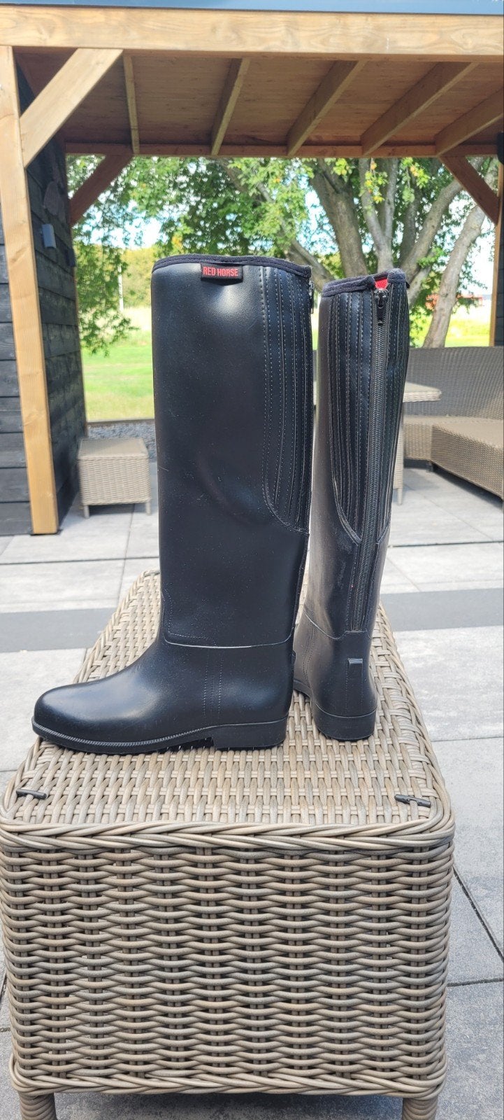 Red Horse paardrijlaarzen met rits maat 37, Dieren en Toebehoren, Paardrijkleding, Ophalen, Red Horse, Zo goed als nieuw, Zwart