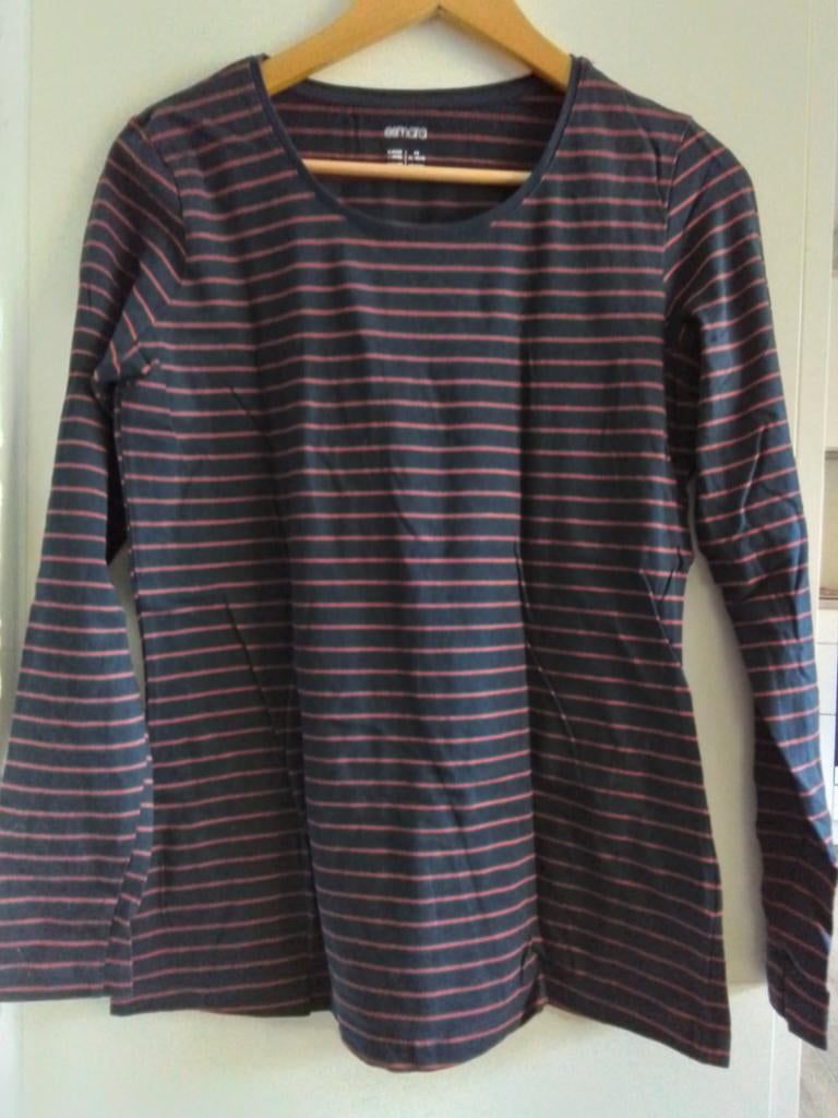 Shirt, Ophalen of Verzenden, Zo goed als nieuw, Blauw, Lange mouw