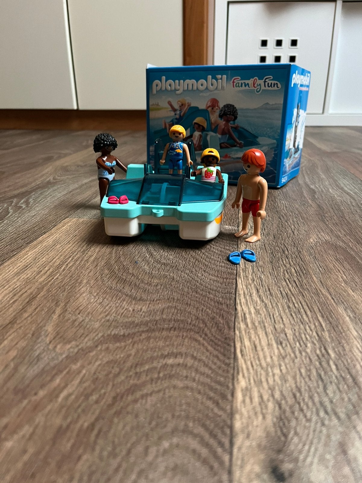 Playmobil waterfiets (9424), Complete set, Zo goed als nieuw, Boot/Schip, Family fun