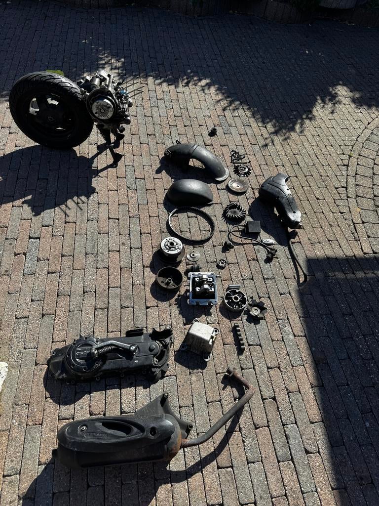 Piaggio zip 80cc blok en onderdelen Lees beschrijving!, Fietsen en Brommers, Ophalen of Verzenden, Zo goed als nieuw, Blok