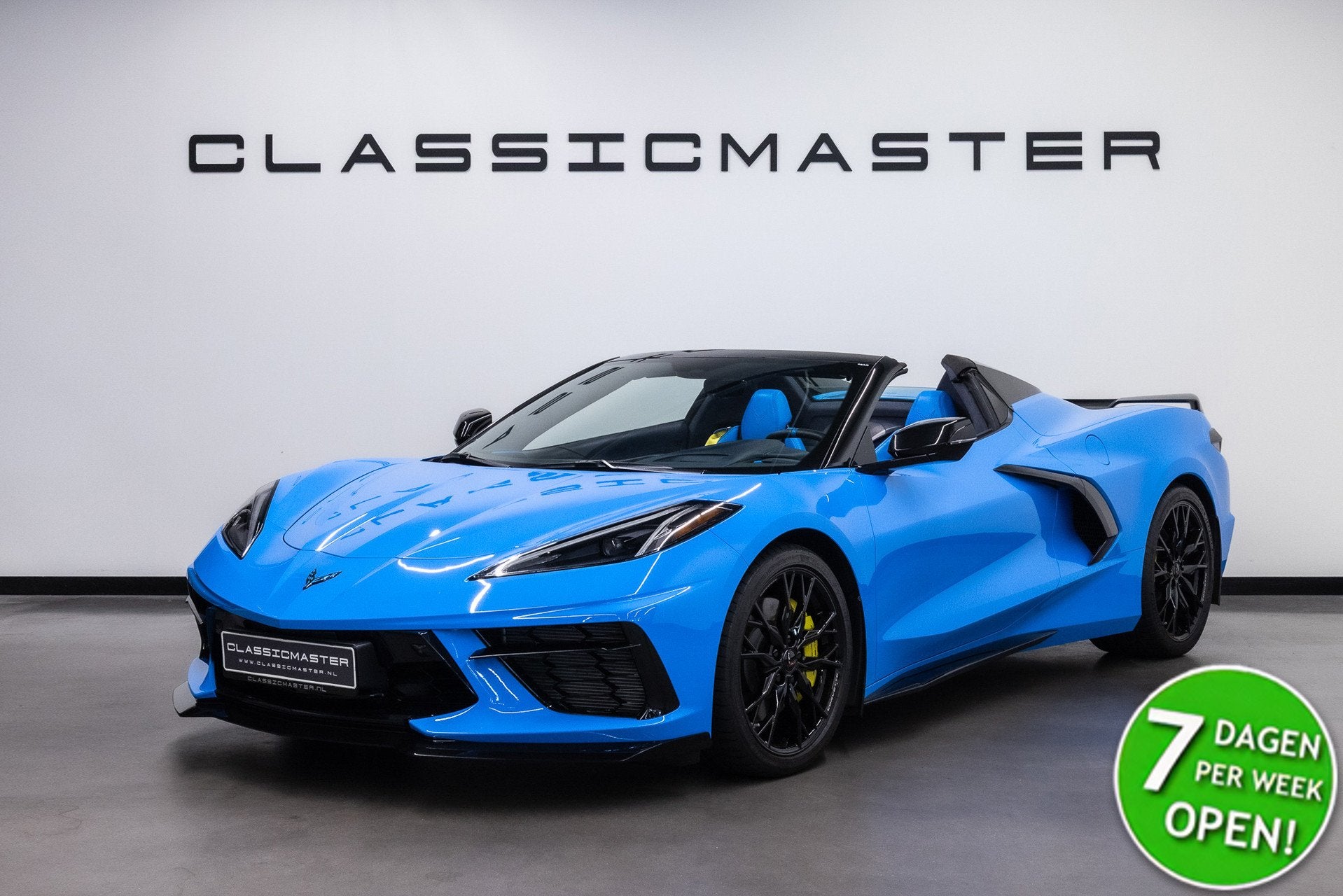 Chevrolet Corvette C8 3LT Convertible Z51 Performance Packag, Auto's, Chevrolet, Automaat, Gebruikt, Cabriolet, Blauw