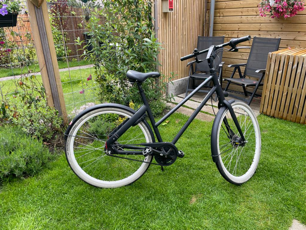Cortina Blau damesfiets maat 57, Fietsen en Brommers, Gebruikt, Versnellingen, 56 cm of meer, Trommelrem