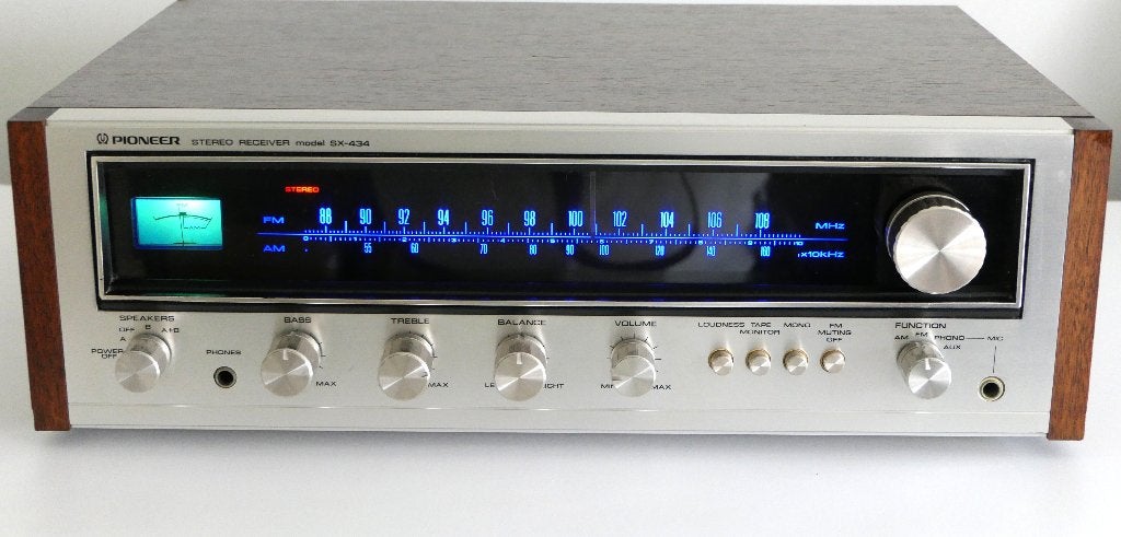 Pioneer SX434  receiver, Audio, Tv en Foto, Ophalen of Verzenden, Zo goed als nieuw, Pioneer, 120 watt of meer