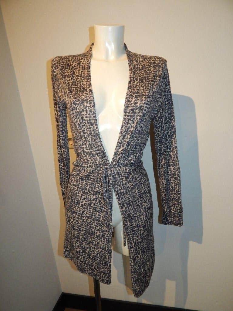 Pauw Amsterdam gebreid vest in print oa wol cashmere 3, Kleding | Dames, Truien en Vesten, Maat 38/40 (M), Pauw, Zo goed als nieuw