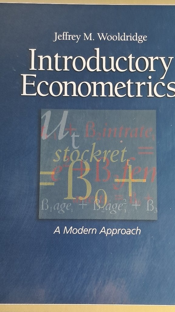 Introductory Econometrics | Jeffrey M. Wooldridge | Approach, Boeken, Jeffrey M. Wooldridge, Ophalen of Verzenden, Zo goed als nieuw