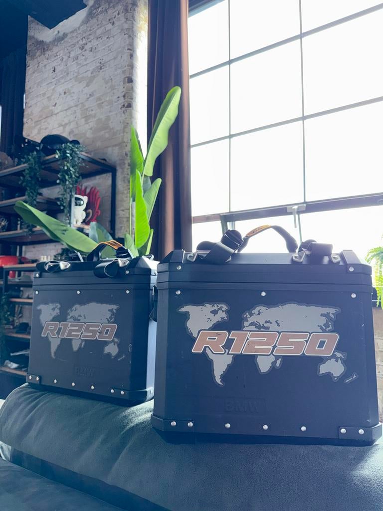 BMW R1250 GSA kofferset zwart. Originele BMW koffers., Motoren, Accessoires | Koffers en Tassen, Ophalen of Verzenden, Gebruikt