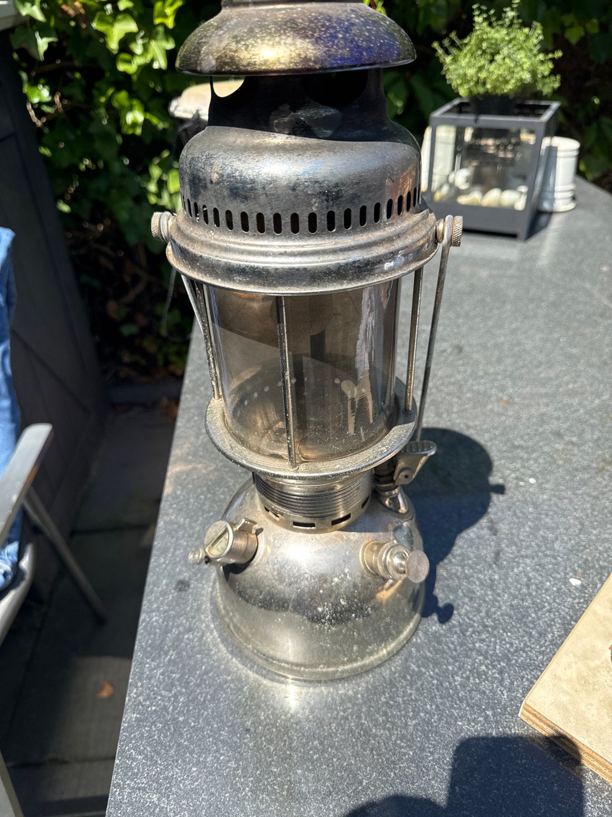 Vintage Petromax Petrolite Super 500 CP Petroleumlamp, Antiek en Kunst, Ophalen of Verzenden