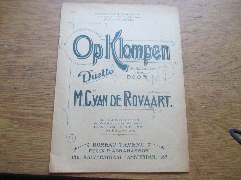 OP KLOMPEN, Zang, Gebruikt, Ophalen of Verzenden, Artiest of Componist
