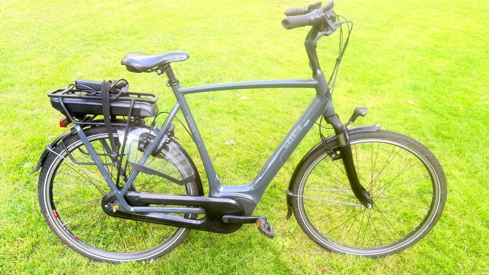 Luxe Elektrische herenfiets Gazelle Orange C7+ 65cm 7 speed, Ophalen, Zo goed als nieuw, 59 cm of meer, 50 km per accu of meer