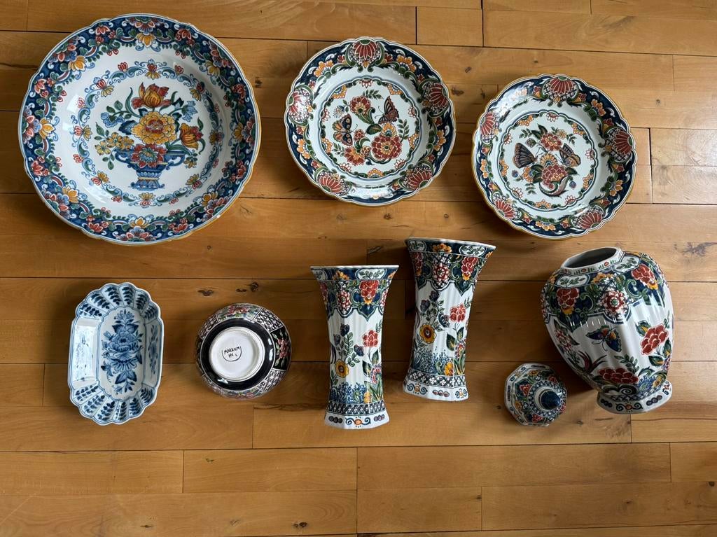 Makkum borden schaaltjes en vazen, Antiek en Kunst, Ophalen of Verzenden