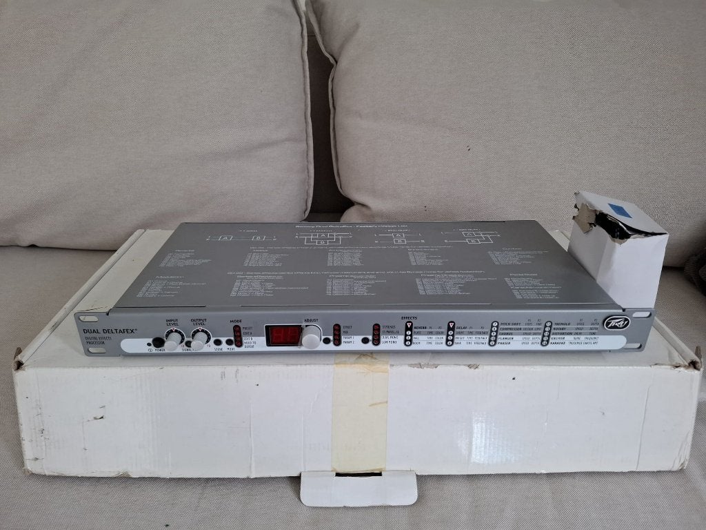 Peavey Dual Deltafex 19 inch effectprocessor, Ophalen, Nieuw, Multi-effect