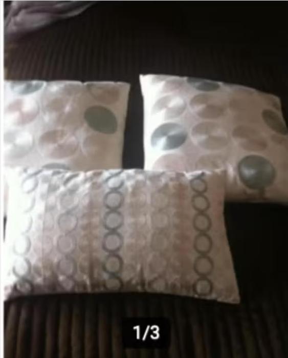 Set sjeike kussens 2 stuks 40x40cm, Ophalen of Verzenden, Zo goed als nieuw, Overige kleuren, Vierkant