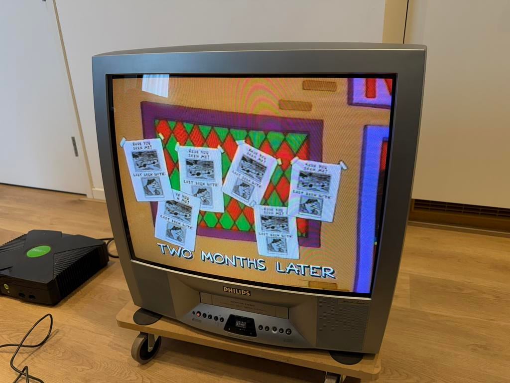 Philips BlackLine 25” CRT TV (lees beschrijving), Audio, Tv en Foto, Vintage Televisies, Ophalen, Zo goed als nieuw, 60 tot 80 cm