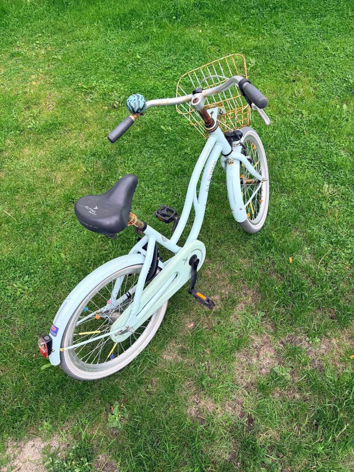 Alpina meisjesfiets 20 inch voor 5-8 jaar, Ophalen, Terugtraprem, Gebruikt, Handrem
