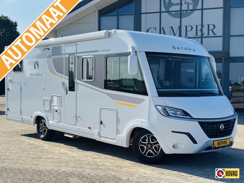 Bavaria Nomade I 740 FGJ 180 PK Automaat Lithium 2024, Caravans en Kamperen, Campers, Ringverwarming, Bedrijf, Diesel, 7 tot 8 meter