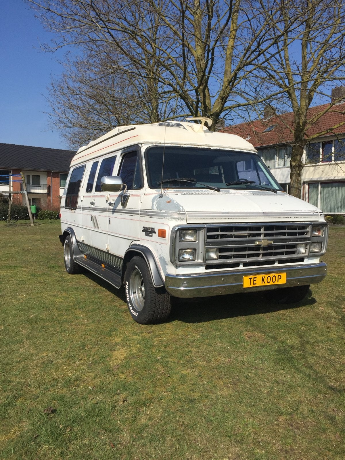 Te koop Chevrolet Chevi van camper uitvoering, Auto's, Automaat, Particulier, Te koop