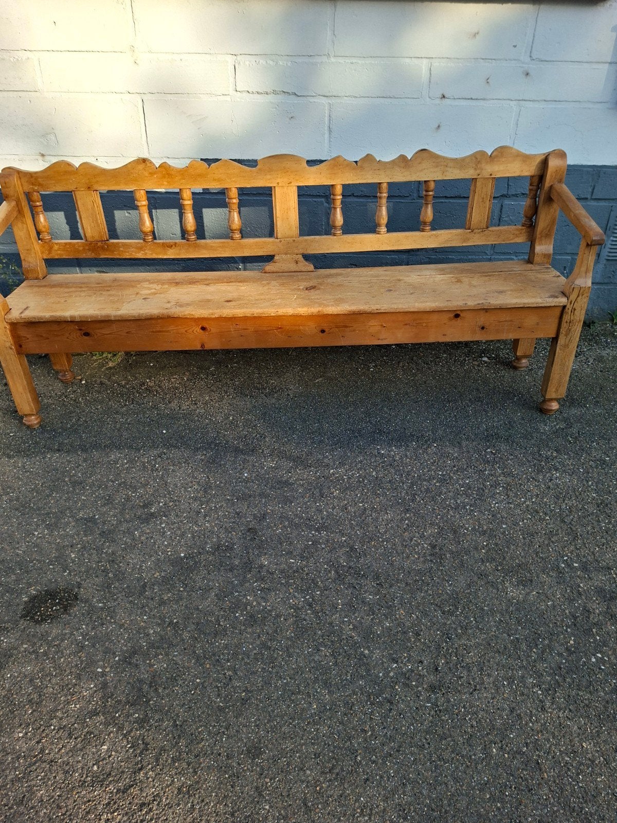 Houten Bank, Tuin en Terras, Ophalen, Hout