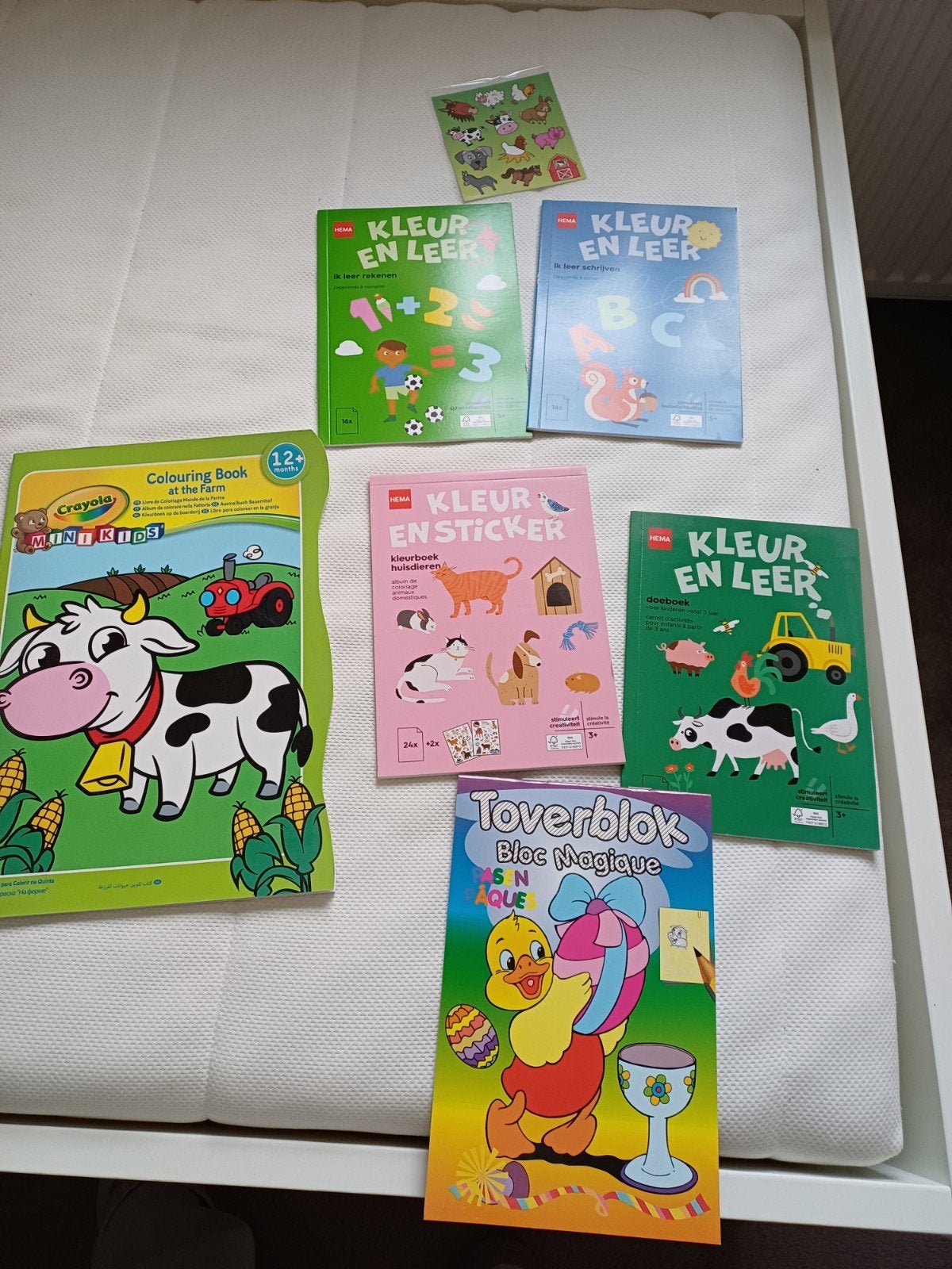 Knutsel- en leerpakket: HEMA, Crayola, Funny Products, Gebruikt, Meerkleurig, Ophalen of Verzenden, Papier of Karton
