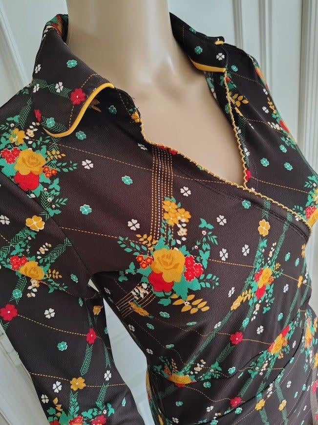 retro look jurk van zoe loveborn  als nieuw <3, Bruin, Verzenden, Zoe loveborn, Zo goed als nieuw