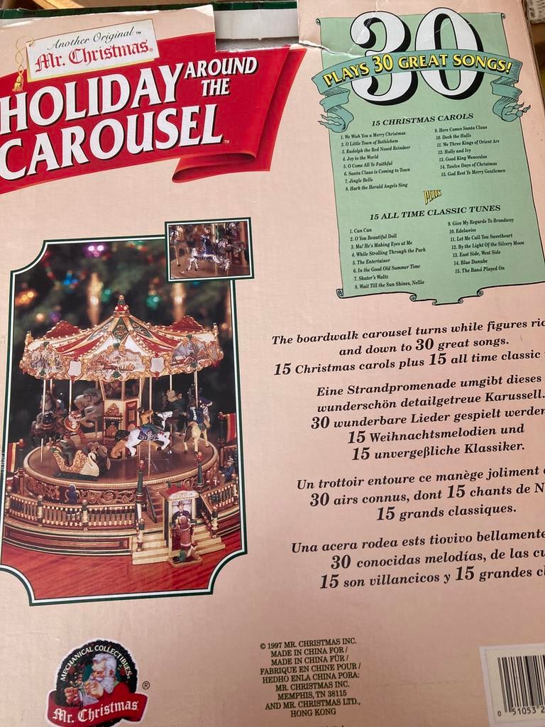 Kerstmis Carrousel., Ophalen of Verzenden