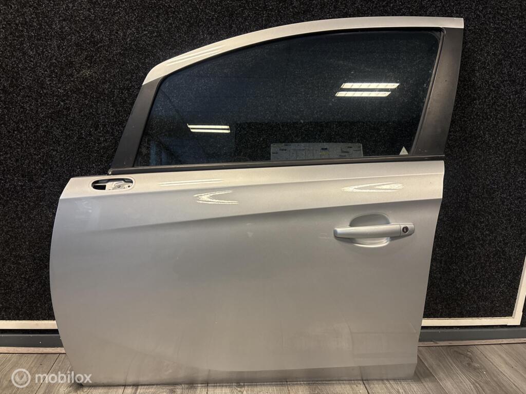 Opel Corsa E ('15-'19) Portier Deur Linksvoor | Z176 |, Gebruikt, Deur, Ophalen of Verzenden, Opel