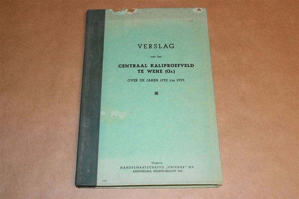 Verslag Kaliproefveld Wehe [1932-1939] — Landbouwkundig, Boeken, Ophalen of Verzenden, Gelezen