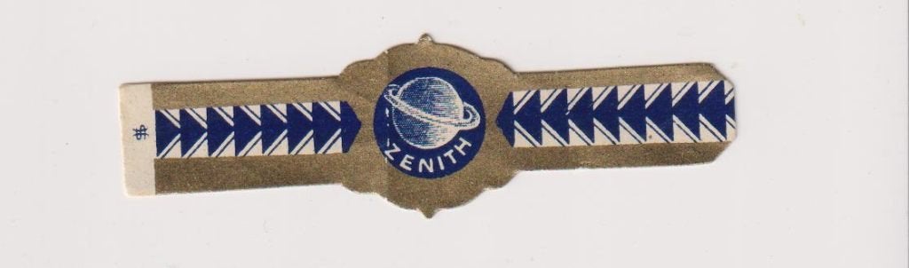 sigarenbanden - ZENITH, Ophalen of Verzenden, Zo goed als nieuw, Sigarenbandjes