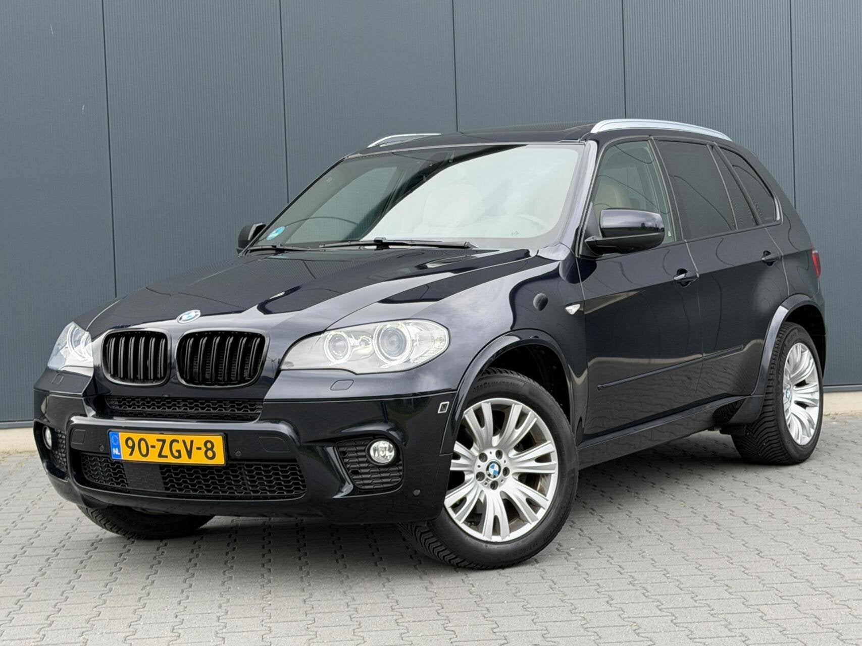 BMW X5 xDrive35i M-Pakket 7-Persoons - Leder - Navi - Pano -, Auto's, Automaat, Euro 5, Gebruikt, Blauw