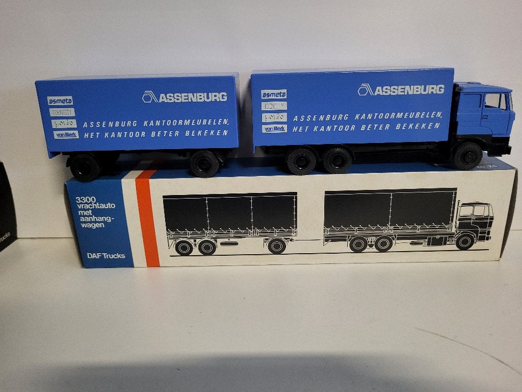 Lion Car  DAF 3300  Assenburg, Verzenden, Zo goed als nieuw, Bus of Vrachtwagen, Lion Toys