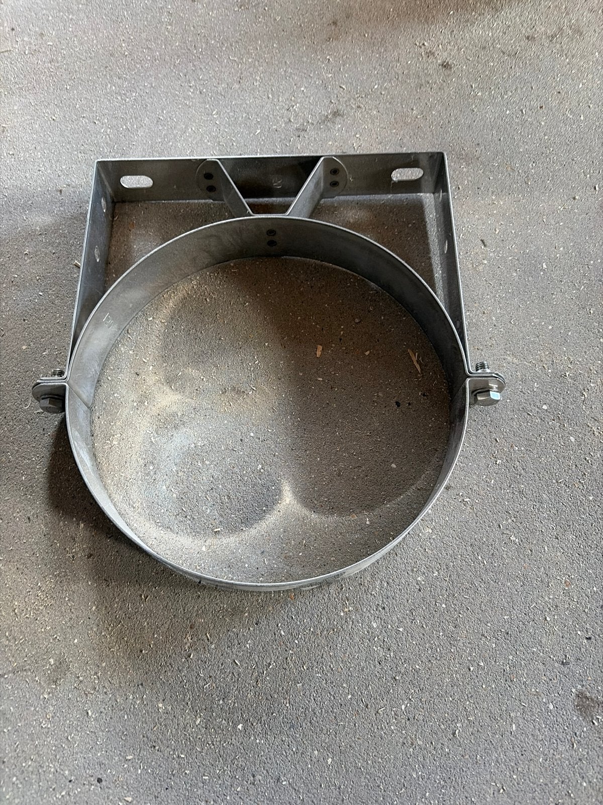 Beugel kachelbuis 215mm doorsnede nieuw, Gebruikt, Minder dan 30 cm, Overige typen, Minder dan 60 cm