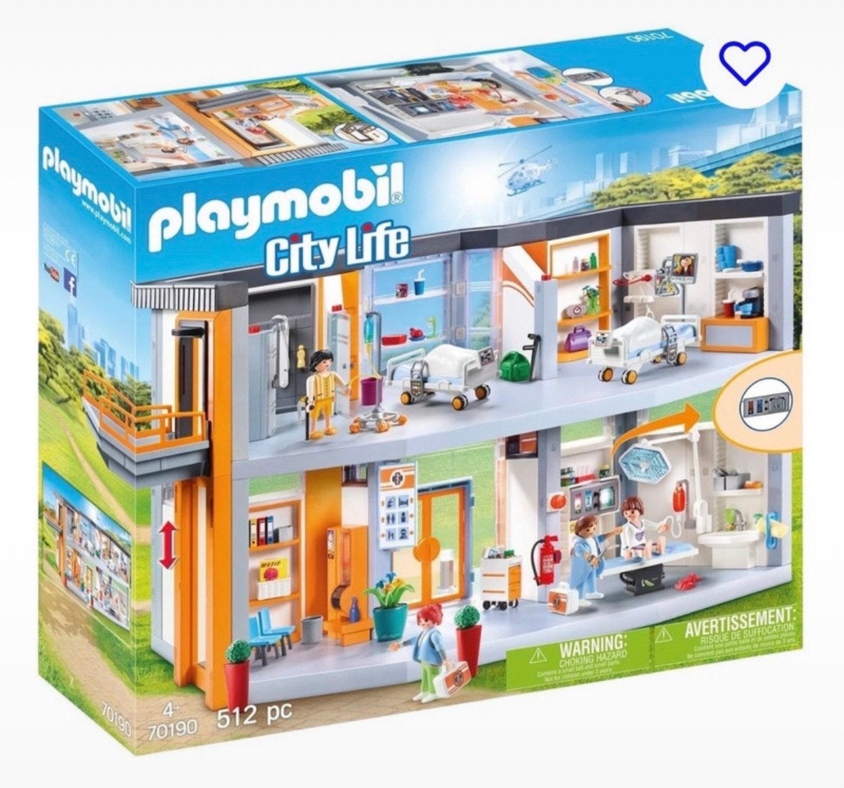 Playmobil City Life Ziekenhuis (70190), Ophalen of Verzenden, Zo goed als nieuw, Jongen of Meisje