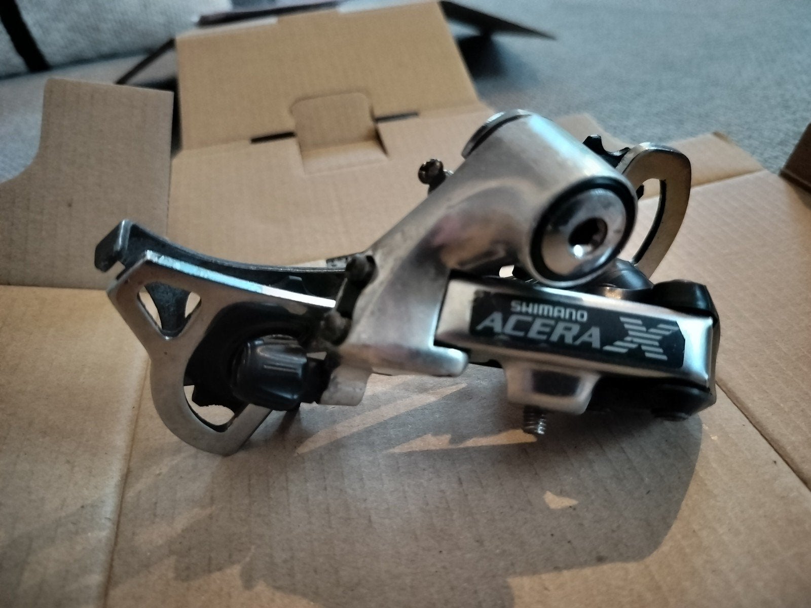 Shimano Acera X vintage achterderailleur 7 speed, Gebruikt, Ophalen of Verzenden, Toerfiets, Derailleur of Ketting