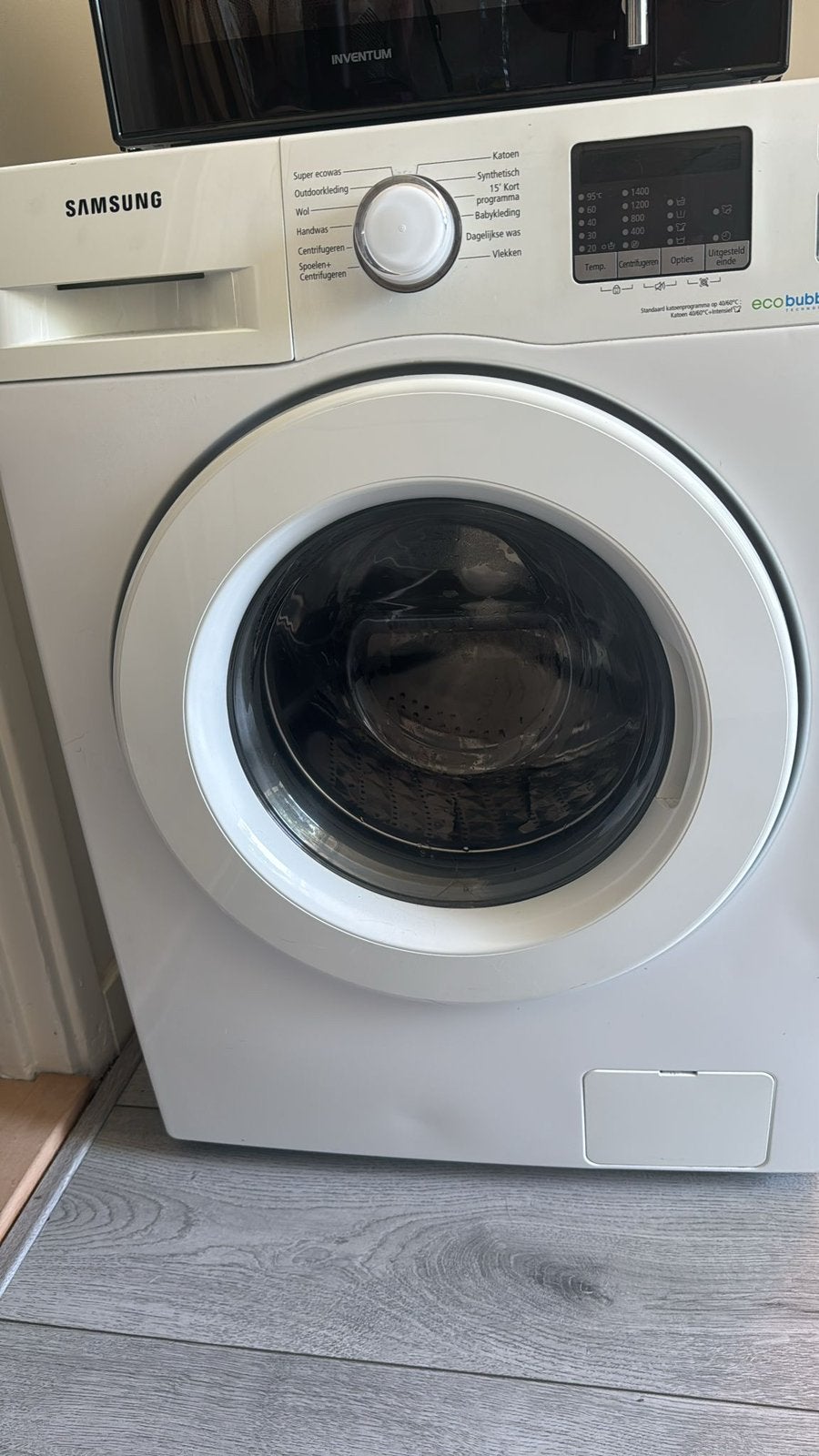Wasmachine samsung (voor onderdelen), Ophalen, Zo goed als nieuw, 1200 tot 1600 toeren, 85 tot 90 cm