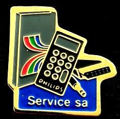 Philips Service SA pin (2), Verzenden, Nieuw, Merk, Speldje of Pin