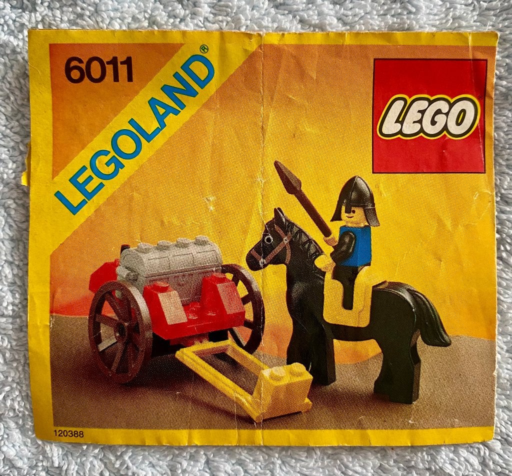 LEGO Castle 6011 Black Knight's Treasure (compleet), Compleet, Lego, Ophalen of Verzenden, Zo goed als nieuw