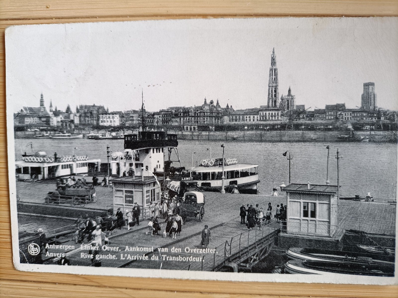 Antwerpen / Anvers. Linker Oever. overzetter, Ophalen of Verzenden, 1940 tot 1960, Gelopen, Antwerpen