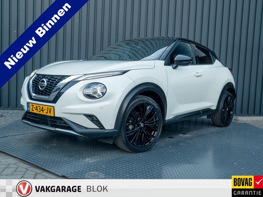 Nissan Juke 1.0 DIG-T N-Design | Bose | 360 Camera | Trekhaa, Auto's, Nissan, 12 maanden, Automatische klimaatregeling, 116 pk