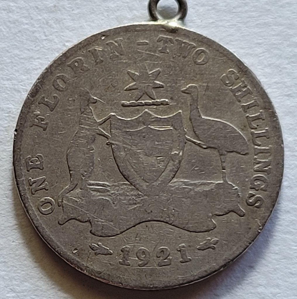 One Florin - Two Shillings 1921 AUSTRALIË, Verzenden, Losse munt, Zilver