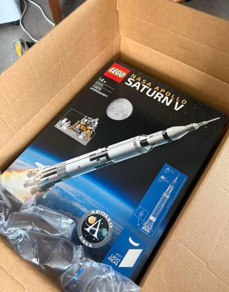 LEGO Ideas NASA Apollo Saturn V 21309 Nieuw in doos, Lego, Nieuw, Ophalen of Verzenden, Ideas